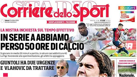 Corriere dello Sport sulle mosse bianconere: Juve in prestito