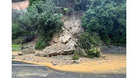 Allerta arancione e viabilità, il punto sulle strade provinciali chiuse tra frane e smottamenti