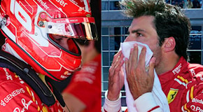 F1, contatto fra Leclerc e Sainz al Gran Premio di Spagna: poi scambio di accuse via radio tra i due piloti Ferrari