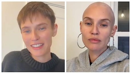 Bianca Balti dopo la chemioterapia si mostra per la prima volta senza capelli, il video: L'ho fatto