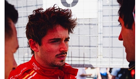 Ferrari, gara senza bere per Leclerc: problemi al drink system o ricerca del peso minimo?