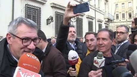 Landini all'uscita dall'incontro con Meloni sulla manovra: Passo avanti? Non si è riusciti a farlo