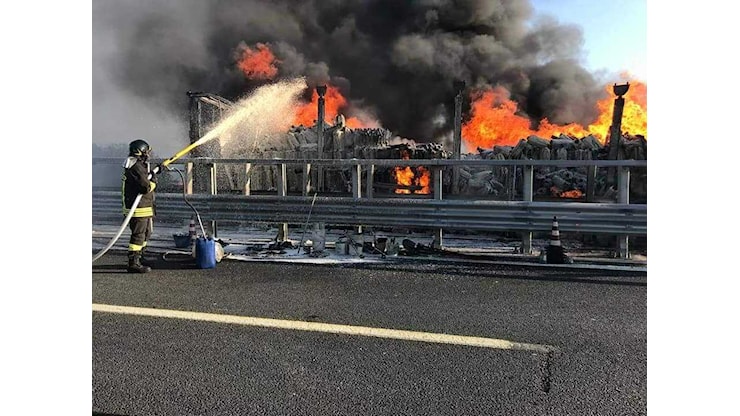 A12 chiusa per un incendio a Fiumicino - Terzo Binario News A12 chiusa per un incendio a Fiumicino - Terzo Binario News