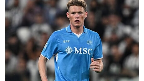 McTominay si è allenato a Castel Volturno, la diagnosi del Napoli