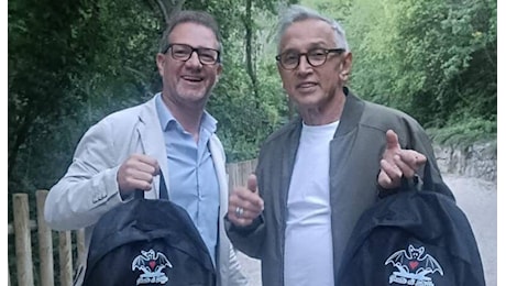 BRUNO BARBIERI IN VISITA ALLE GROTTE DI STIFFE E AL LAGO SINIZZO