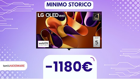 Questa Smart TV LG OLED da 65 non è mai costata meno, è in sconto di 1180€!