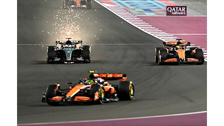 GP del Qatar: doppietta McLaren con Norris che regala la vittoria a Piastri nella Sprint