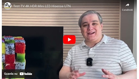 Versione Stampabile | Test TV 4K HDR Mini LED Hisense U7N