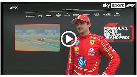 Gp Belgio F1, Leclerc: Siamo andati oltre le aspettative [ VIDEO ]