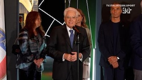 Olimpiadi, Mattarella inaugura Casa Italia