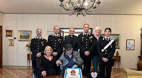 Palermo, i Carabinieri festeggiano i 105 anni del brigadiere