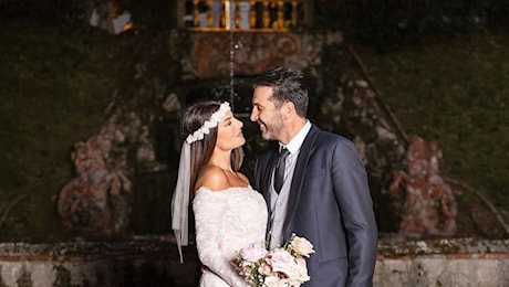 L’omaggio ai figli durante il matrimonio di Ilaria D’Amico e Gigi Buffon: “Siamo qui grazie al loro amore”