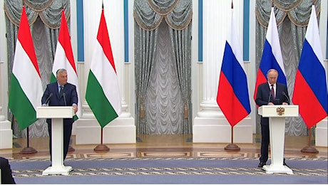 Ucraina, Putin: la Russia vuole la fine del conflitto. Orban: per la pace molti passi da fare