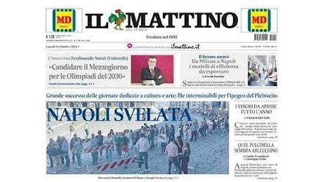 Il Mattino: Incoronato