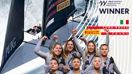 Luna Rossa vince l'America's Cup femminile, battute le inglesi di Athena Pathway