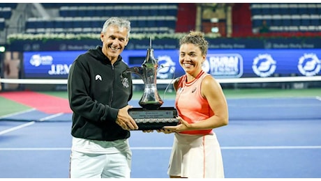 Renzo Furlan premiato dalla Wta come coach dell’anno: «Jasmine Paolini una forza della natura, la svolta c’è stata a Dubai»