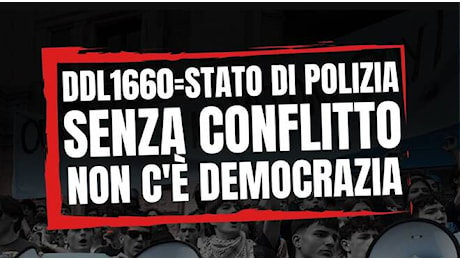 Potere al Popolo indice un presidio per sabato 19 ottobre davanti alla Prefettura di Ravenna contro il DDL Sicurezza