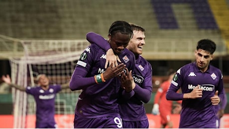 Fiorentina-Pafos 3-2: gol di Kouame, i viola si riscattano in Europa