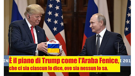 È il piano di Trump come l’Araba Fenice…