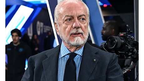 Napoli-Roma, De Laurentiis in tribuna: il patron si godrà un doppio spettacolo