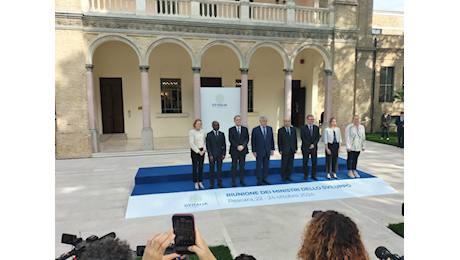 G7 Pescara, Tajani: «La cooperazione come strumento di pace»