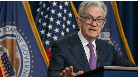 Fed, tassi giù dello 0,25% meno tagli il prossimo anno