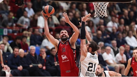 Olimpia Milano-Virtus Bologna 99-90, in Eurolega all'Armani il derby della paura