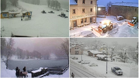 Con la neve il paesaggio è fiabesco: le foto da cartolina dell’Appennino emiliano