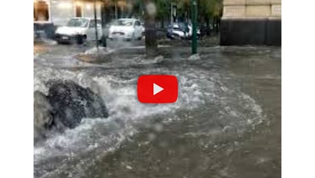 Meteo: Maltempo a Catania, primi allagamenti in città, il video