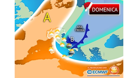 Meteo: Domenica rimonta l'Alta pressione, ancora Rovesci su una fetta d'Italia, le Regioni coinvolte