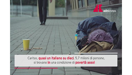 Rapporto Caritas: “1 su 10 in povertà assoluta”