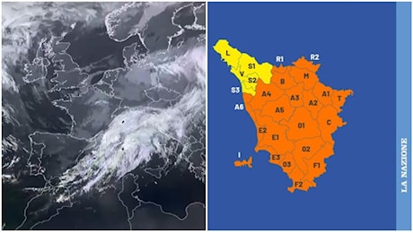 Maltempo, allerta arancione in Toscana. Forti piogge: salgono i livelli dei fiumi