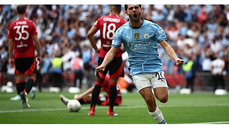 Il City vince il Community Shield: lo United cede ai rigori nel derby a Wembley