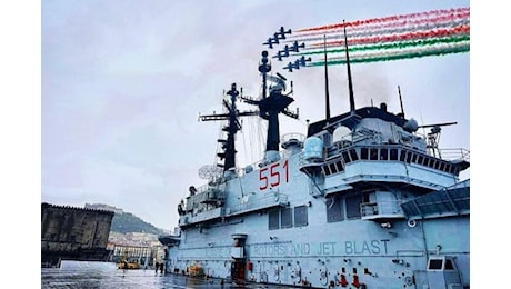 G7 Difesa, in porto di Napoli Nave Garibaldi, 'regina' della Marina