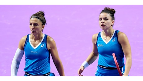 Errani-Paolini ko: va a Dabrowski-Routliffe il 2° match delle Wta Finals