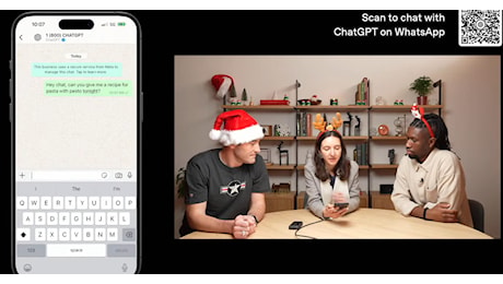 Ora si può chiamare ChatGPT al telefono (negli USA). In tutto il mondo l'IA risponde anche su WhatsApp
