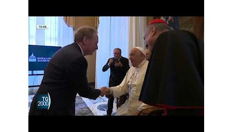 Papa riceve delegati rete filantropica e personale Fabbrica San Pietro