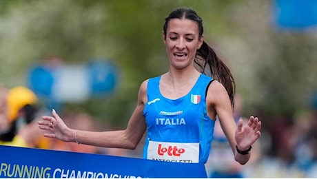 Uragano Battocletti! Oro e record italiano nei 10 km su strada agli Europei