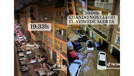 Alluvione a Valencia: ecco come una normale serata di traffico diventa un disastro in soli 50 minuti - Il video