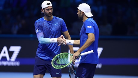 Vavassori-Bolelli buona la prima stasera Sinner-Fritz