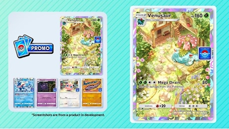 GCC Pokémon Pocket vi regala carte promo Venusaur: ecco i dettagli