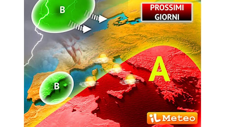 Meteo: Prossimi Giorni, bolla africana in estensione verso l'Italia, ma ci sarà anche qualche Temporale