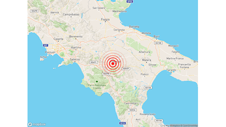 Scossa di TERREMOTO Magnitudo 3 a Potenza (PZ) nella regione Basilicata, dati e mappa