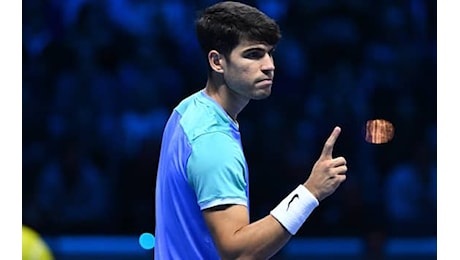 Alcaraz batte Rublev 6-3, 7-5 alle Atp Finals 2024. HIGHLIGHTS