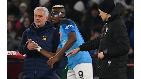 Mourinho: “Osimhen è fantastico, ma deve smetterla di buttarsi troppo”