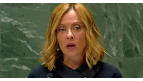 Meloni all’Onu “Subito una tregua in Medio Oriente”