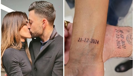 Bianca Guaccero e Giovanni Pernice, il primo bacio social e il tatuaggio di coppia: lui annuncia che tornerà a vivere in Italia