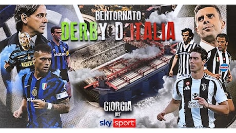 Inter-Juve domenica su Sky, la copertina del Derby d'Italia sulle note di Giorgia