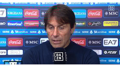 Conte: “Ringrazino il Napoli altrimenti lo scudetto era già chiuso e così giornali e tv”