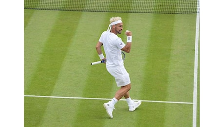Tennis, a Wimbledon impresa Fognini, eliminato Ruud